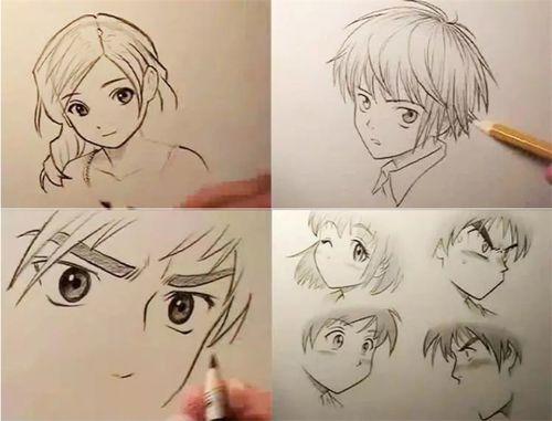 日韩动画人物插画视频